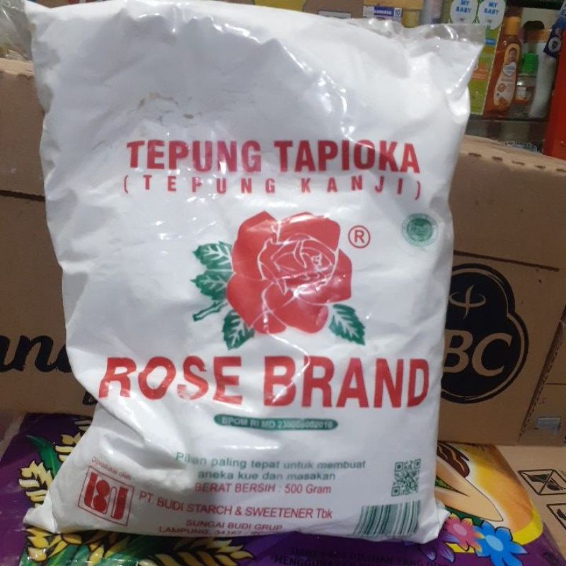 

[Harga Grosir] Tepung Tapioka kanji merek mawar Rose brand rosebrand original 500 gram