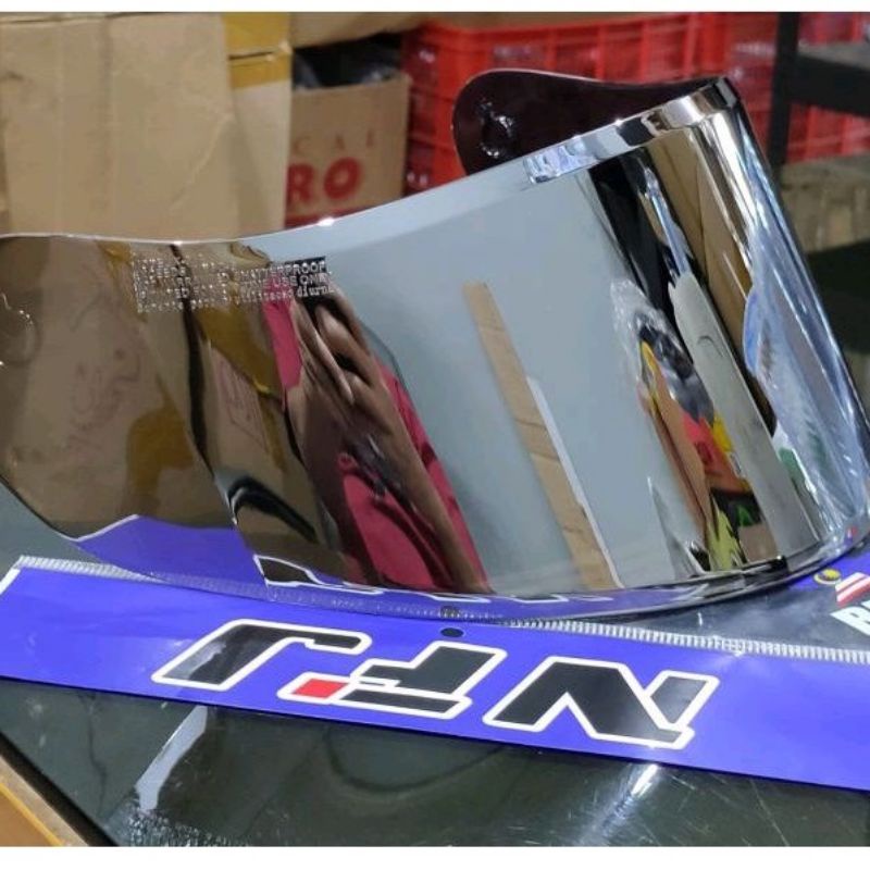 Kaca visor Flat Visor kyt Rc7 R10 k2rider Iridium gold plus spoiler kyt RC7 kyt k2rider Plus stiker Visor