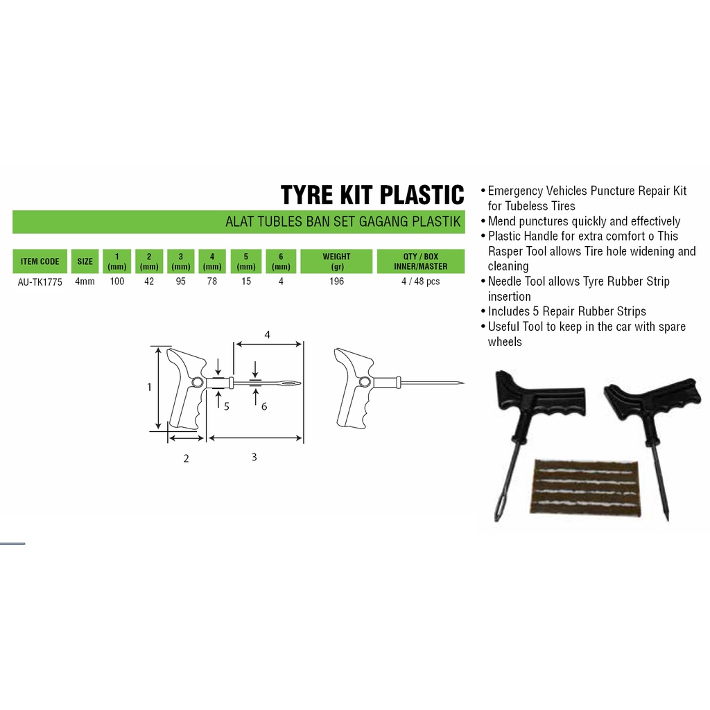 Alat Tambal Ban Tubles Tekiro