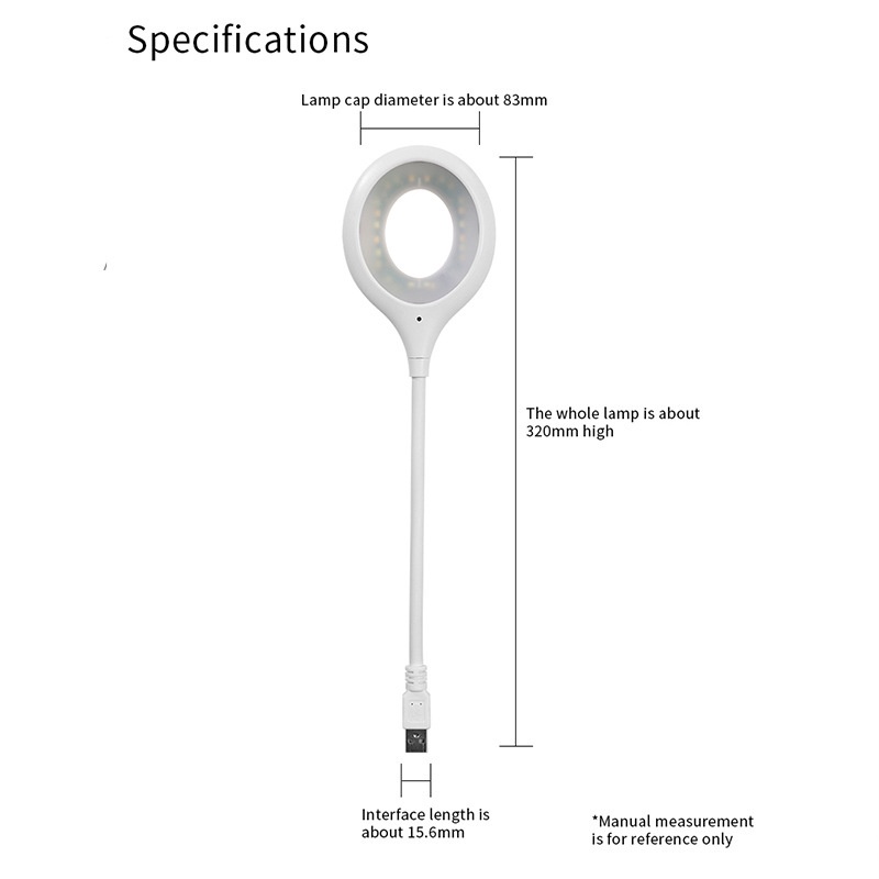 Lampu Belajar / Lampu Meja Belajar On Of / Lampu Belajar LED Lampu Desktop Kontrol Suara 3 Warna Lamp