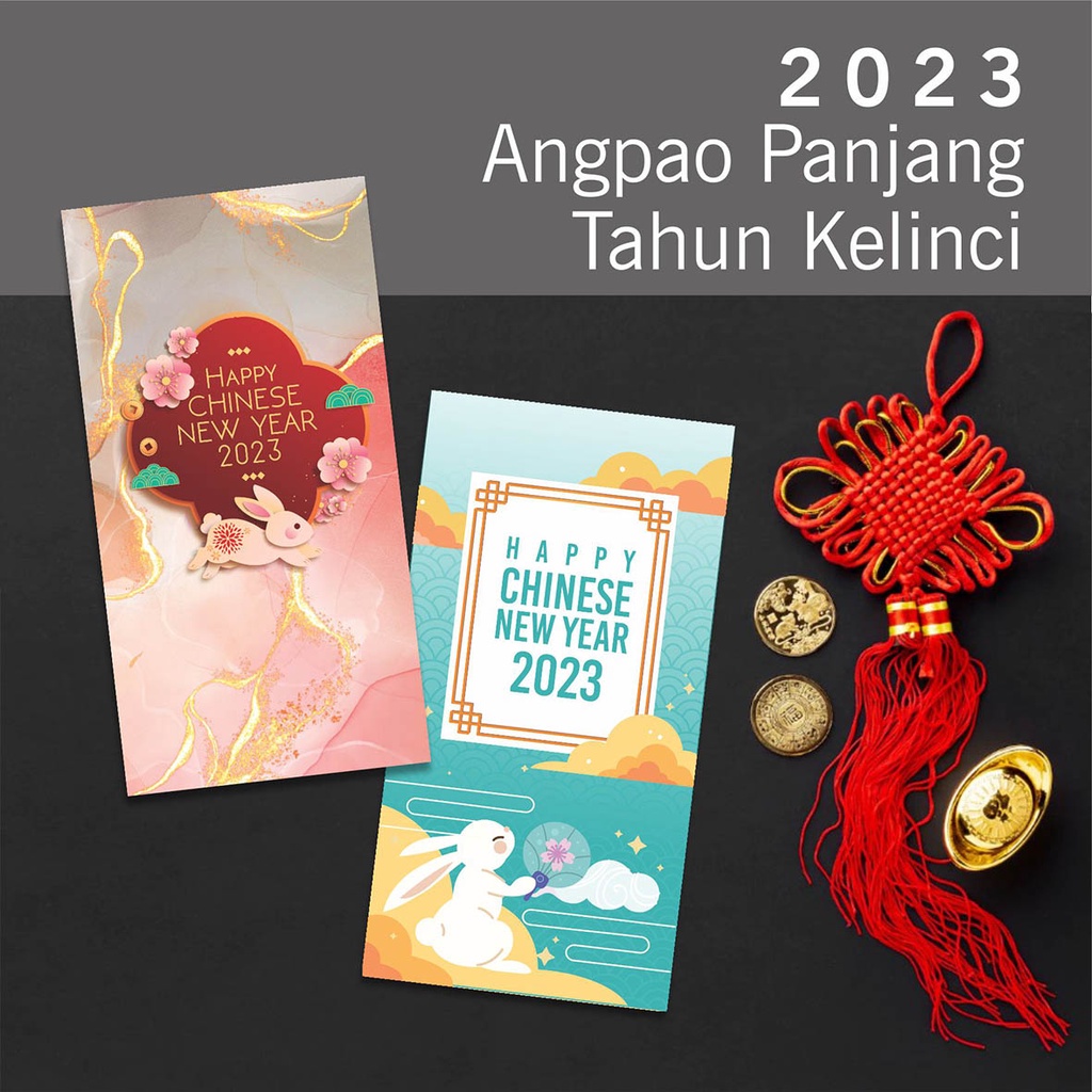 

ANGPAO PANJANG TAHUN KELINCI 2023 IMLEK SINCIA CHINESE NEW YEAR RABBIT