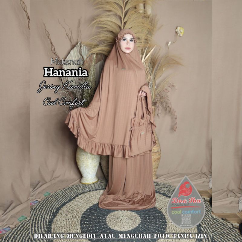 mukena dewasa hanania traveling by doi
