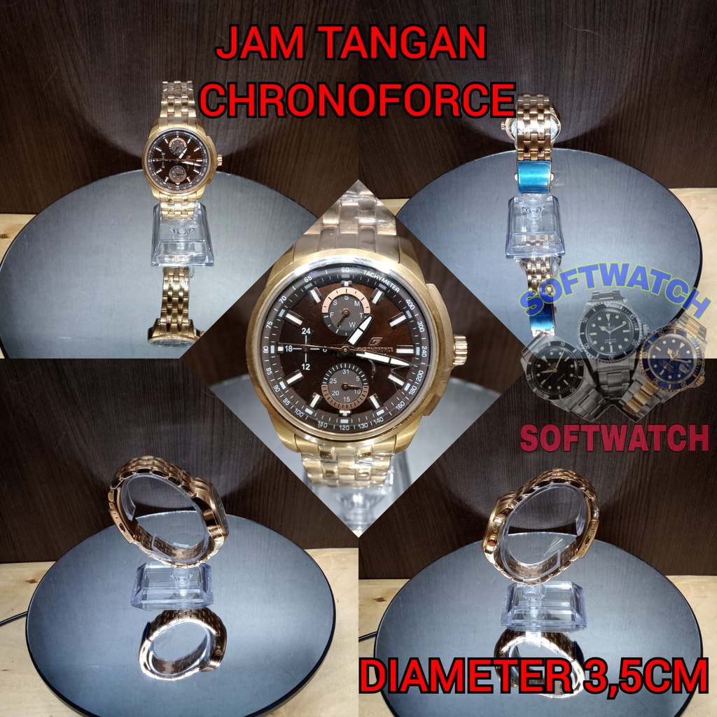 JAM TANGAN ARLOJI CHRONOFORCE ASLI 100% ORIGINAL WANITA