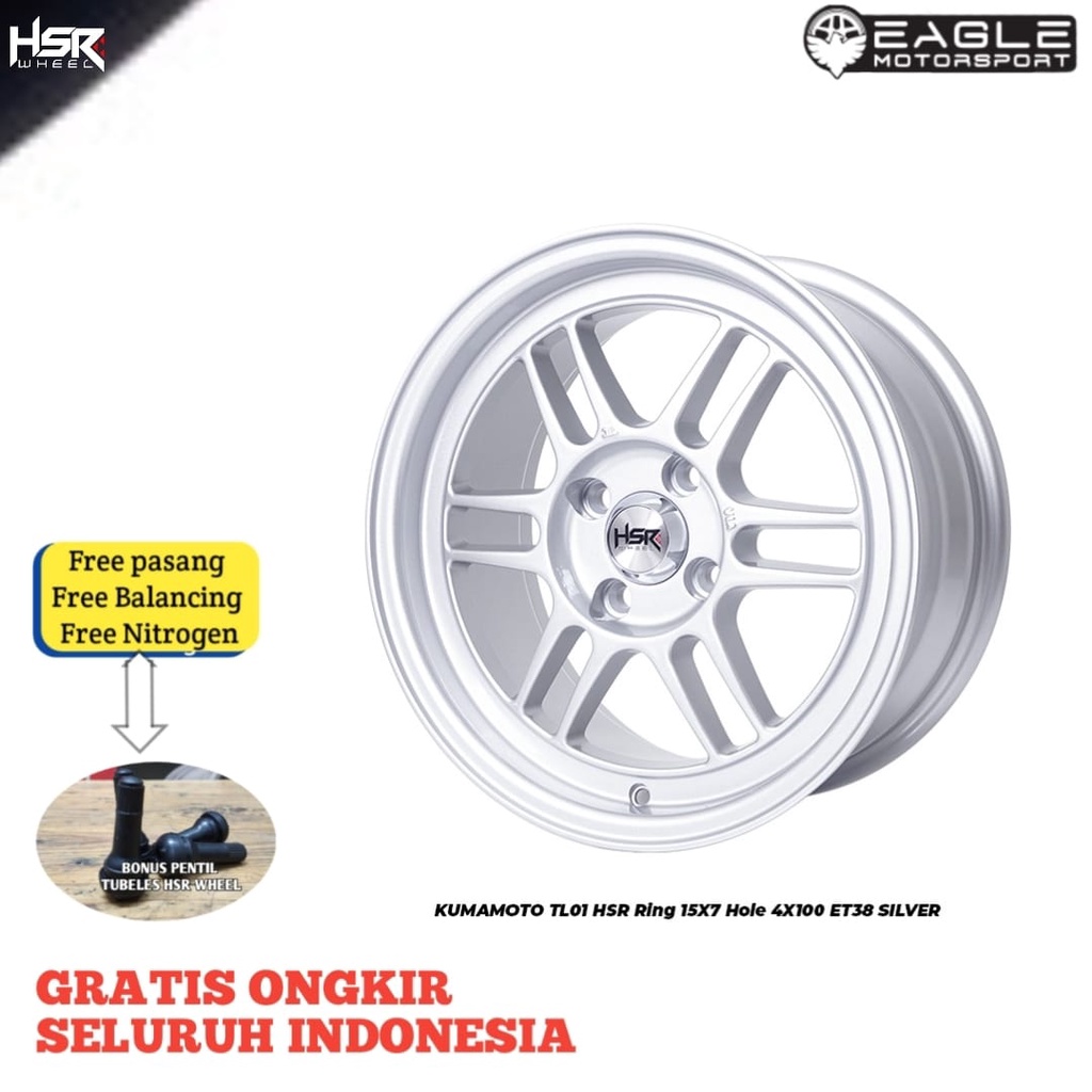 VELG MOBIL R15 RING 15 PELEK JAZZ YARIS VIOS MOBILIO HSR WHEEL KUMAMOTO