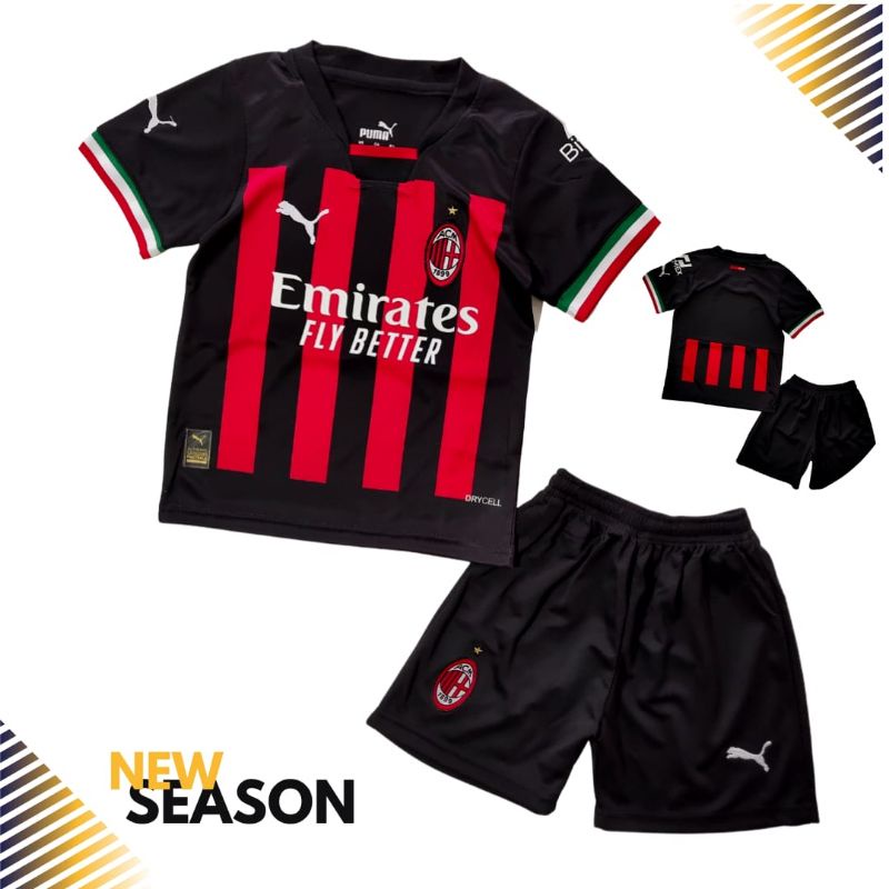 Baju Bola Anak Laki Laki Jersey Grade Ori Premium Import Thailand  Model Setelan Desain Official Klub