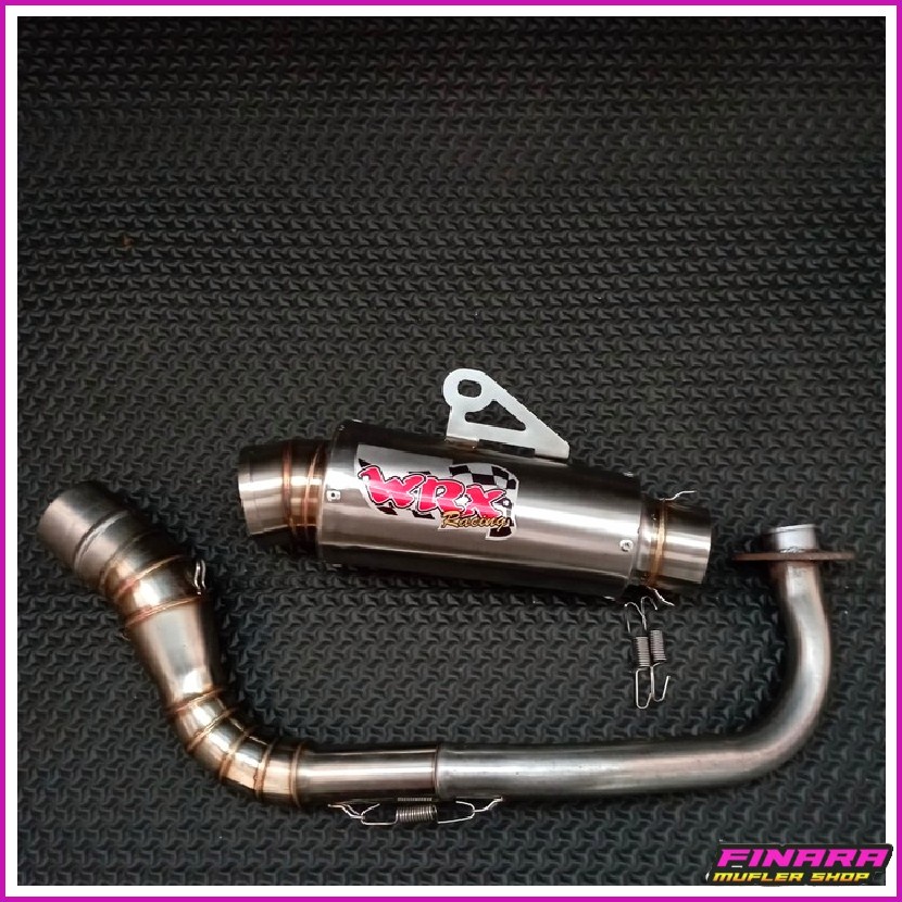 WRX SELINCER KNALPOT RACING D 50MM BEAT KARBU / BEAT STREET / BEAT ESP / VARIO110 / VARIO125 / VARIO