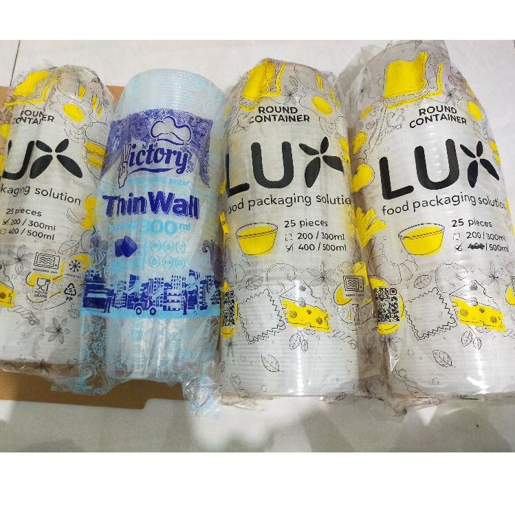 

✨ 7.7 THINWALL MANGKOK PLASTIK 200, 300, 400, 500 ML (LUX)