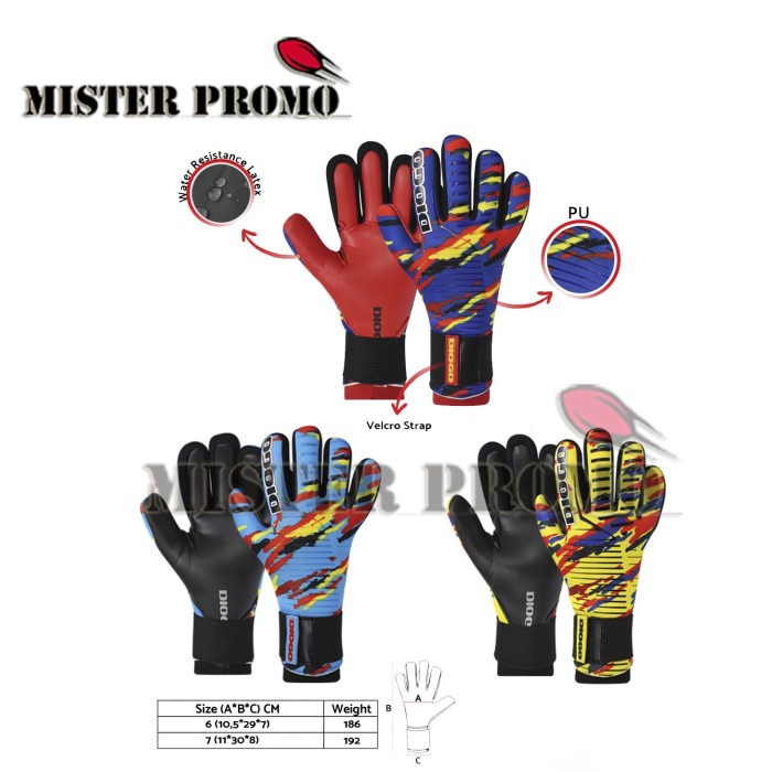 Sarung Tangan Kiper Anak Junior Diogo Parma Goalkeeper Gk Glove Jr