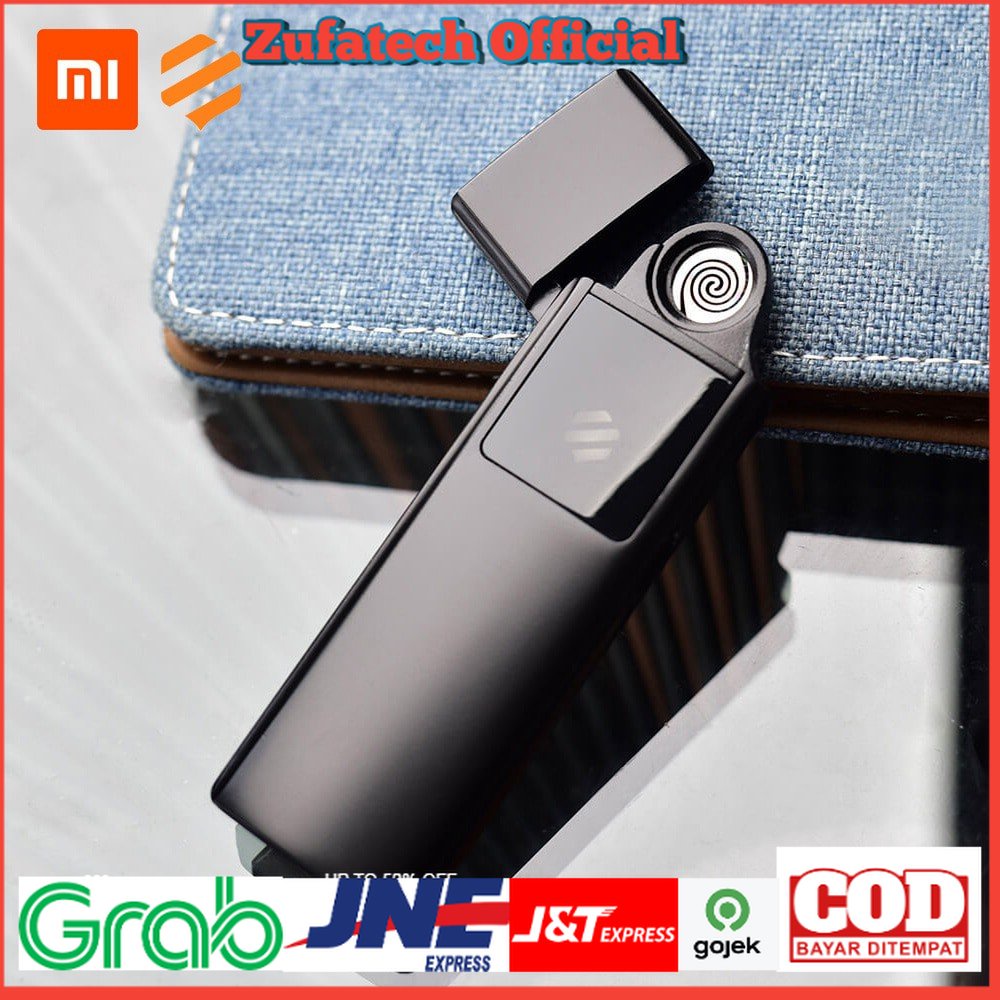 Xiaomi Beebest Korek Api Elektrik Touch USB Rechargeable Windproof Lighter - L101 - Black