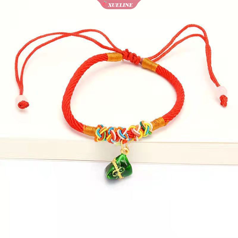 Festival Perahu Naga multicolor Tali Persiapan multi-Warna Gelang Dan Gelang Pria Buatan Tangan Tali multicolor Gantung zongzi bracelets [ZXL]