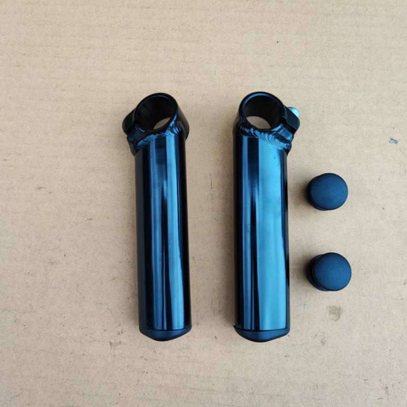Tanduk Sepeda Alloy Hitam Polos NOS. Bar End. Tanduk Stang Sepeda