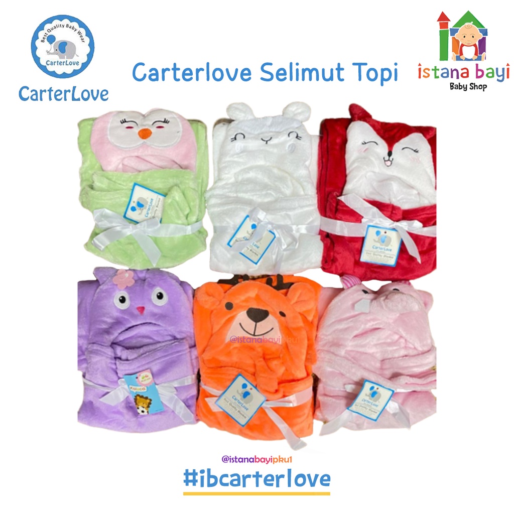 Selimut Topi Bayi - Selimut Topi Karakter/Selimut double Fleece/Selimut bayi Murah/Baby Blanket