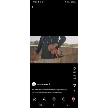 buttonscarves bag alma black small