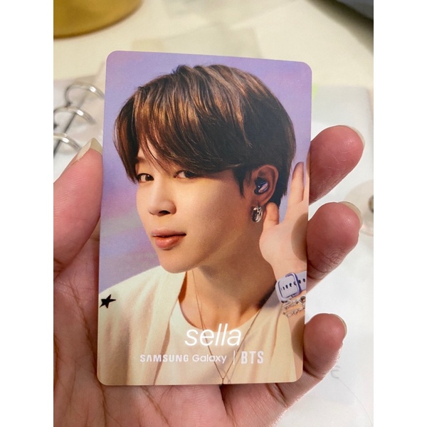 Photocard Jimin Suga Samsung 2021