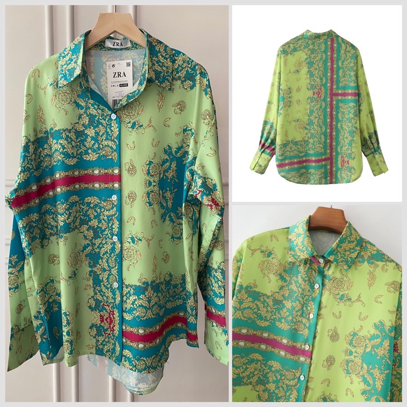 KEMEJA OVERSIZE VERSACE / ATASAN WANITA