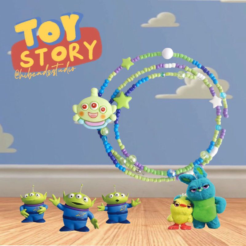 Toy story strap mask / alien toy story / Woody / Tali masker toy story / tali masker anak