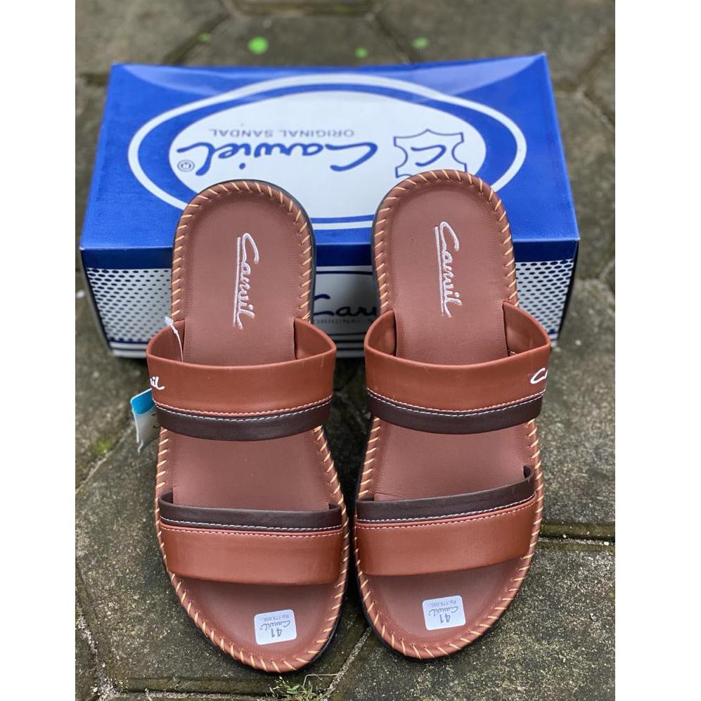 (Y-H9H)(✉) SANDAL PRIA CARVIL JAHIT (BP) bisa cod