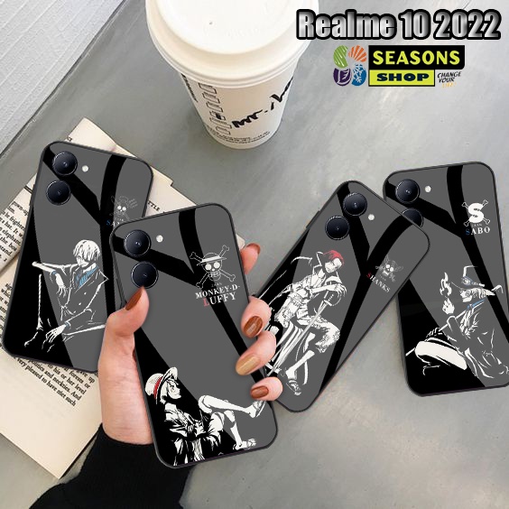 [Realme 10] Softcase Kaca Realme 10 - Softcase Glass Glitter Realme 10 -  Softcase Realme 10  - Casi