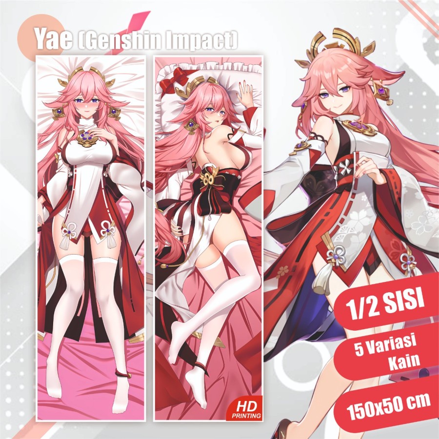 Dakimakura Yae Miko Genshin Impact 150x50 cm (Cover Only)