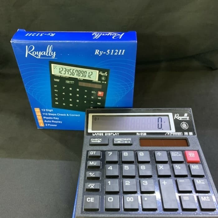 Royally Kalkulator Calculator Penghitung Hitung Digital 512B 637 867H