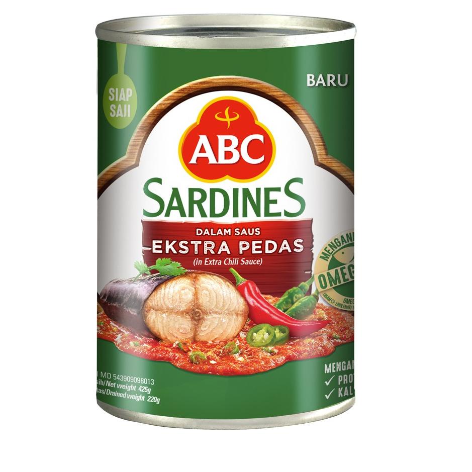 

㊏ ABC Sarden Saus Extra Pedas 425 g PL21
