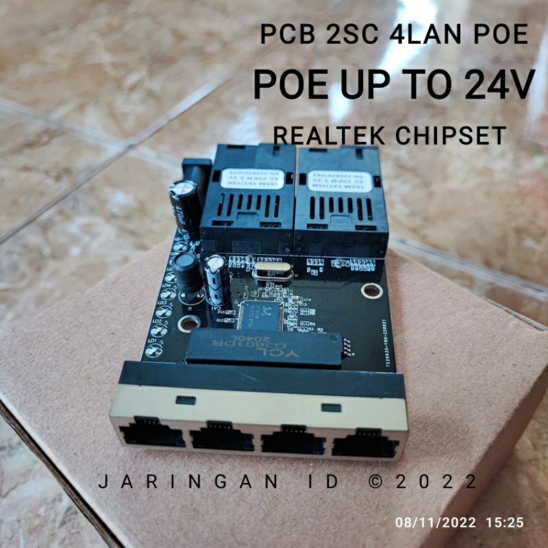 media converter 2 fo 4 lan