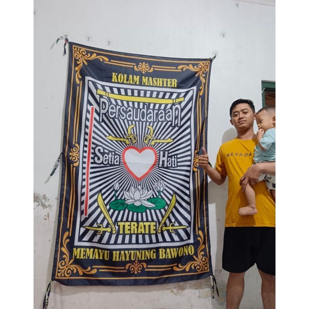 bendera PSHT Spanduk full printing ukuran besar