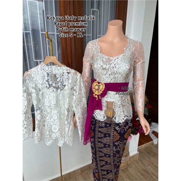 kebaya metalik