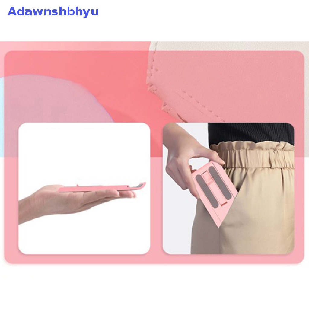 Adhyu Foldable Desktop Holder Portable Phone Stand iphone Meja Portable Stand ID