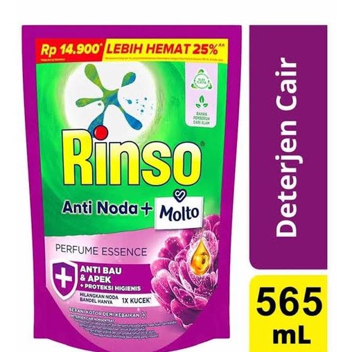 Rinso Deterjen Cair Japanese Peach 750ml Teralaris