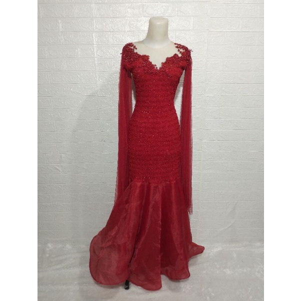 gaun penyanyi /pesta panjang duyung