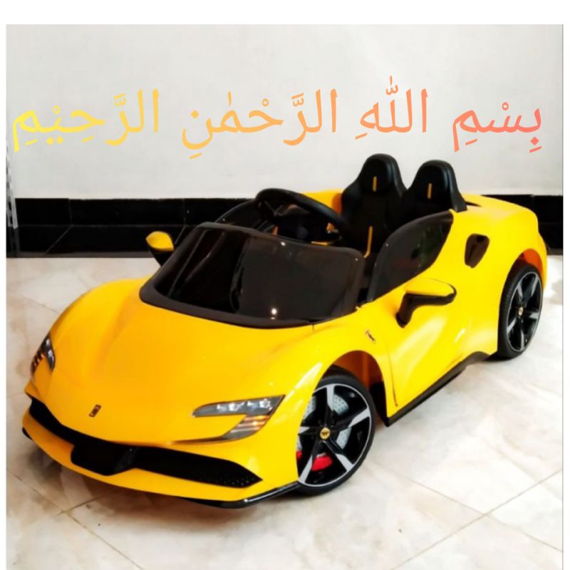 MAINAN MOBIL AKI ANAK FERRARI VARSA PMB M6188