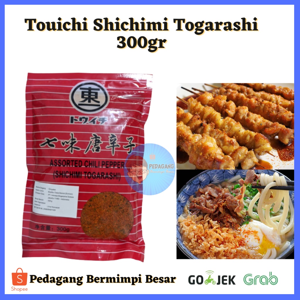 

Touichi Shichimi Togarashi 300gr/ Ichimi/ Cabai Bubuk