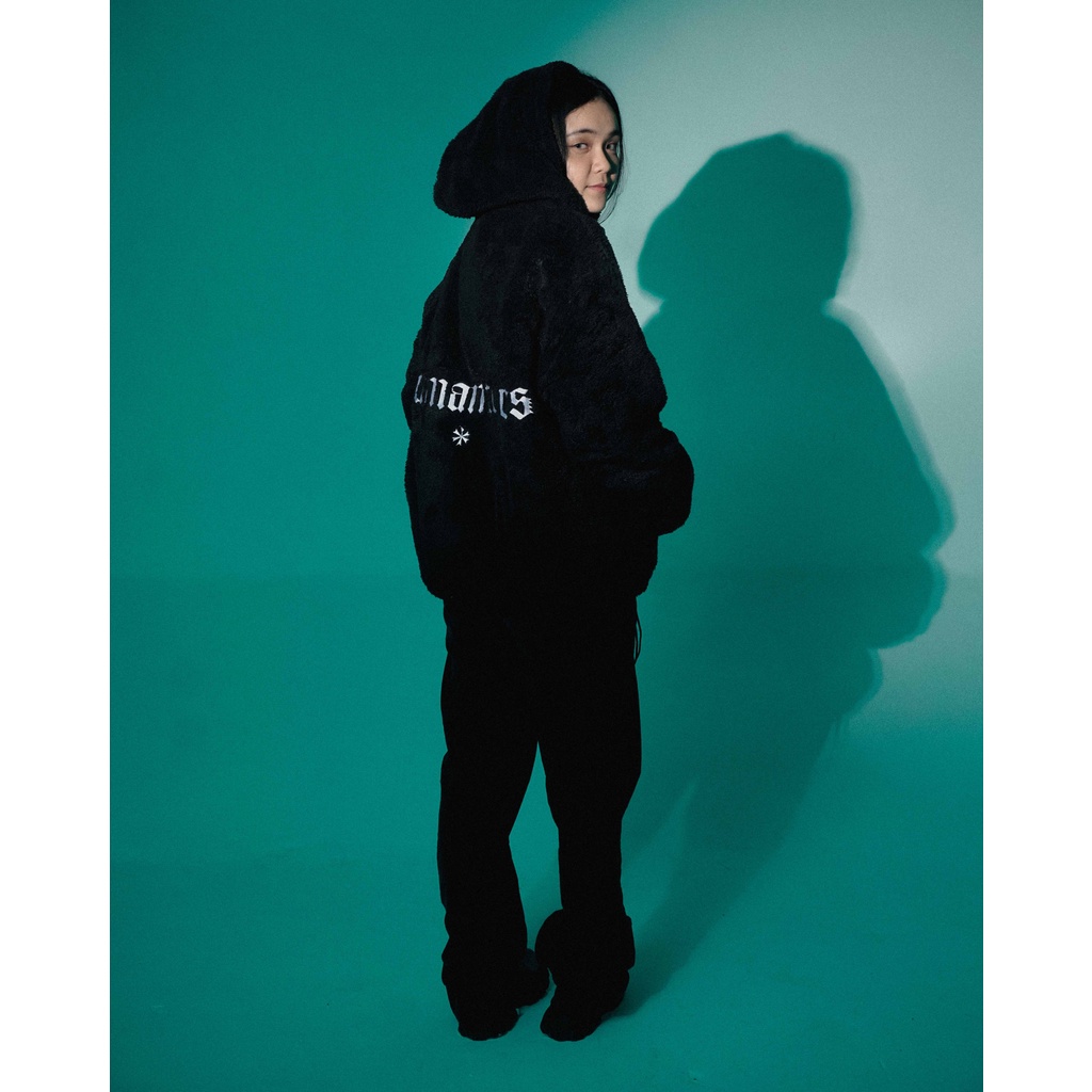 SHERPA HOODIE OVERSIZE | HUMAN TEARS | BLACK | YIKESALLDAY