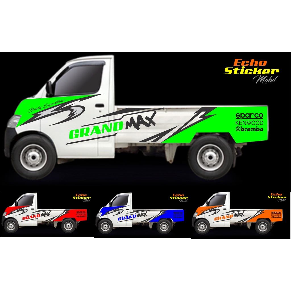 terbaru cuting sticker mobil pick up grand max