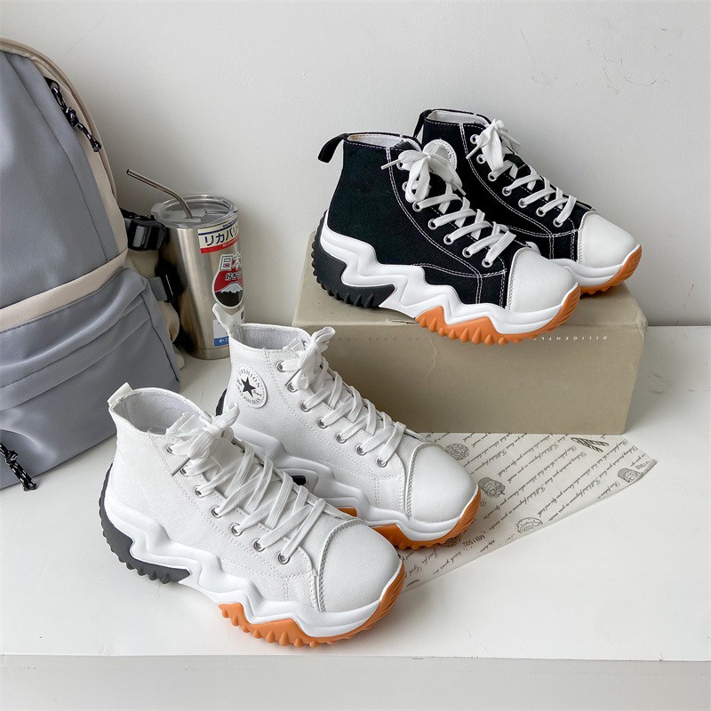 Minipetite SH2260 Sepatu Sneakers Wanita Sol Tinggi Import Sepatu Kets Wedges Perempuan Import Sol 6cm Sepatu Remaja Wanita