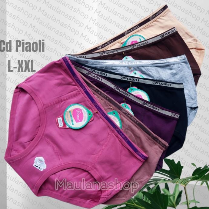 (6Pcs) Celana Dalam Wanita Piaoli / Cd Wanita Dewasa / Piaoli Ori