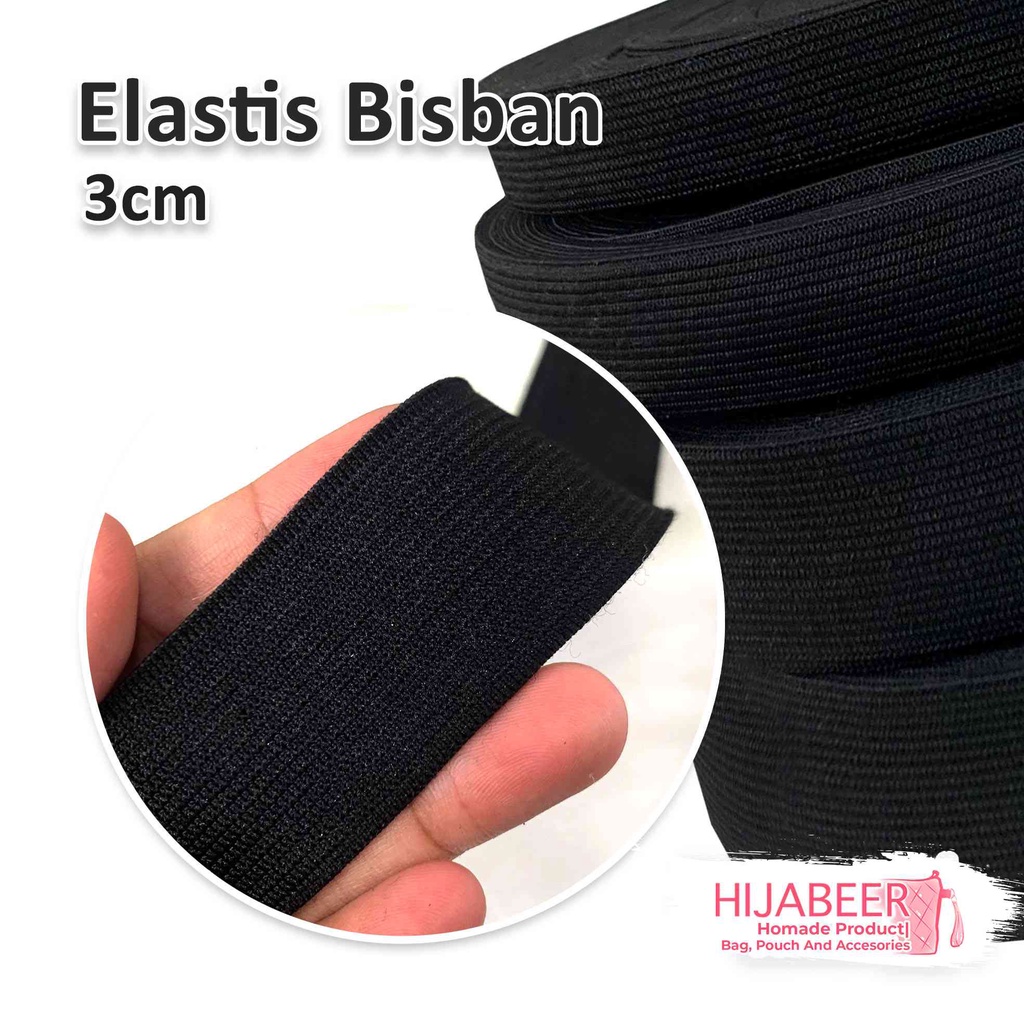 Tali Karet Elastis Ukuran Besar dan Kecil uk 2cm - 4cm