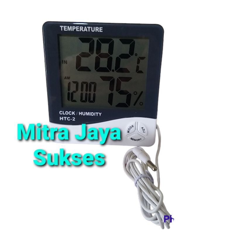 Hygometer thermometer HTC 2 ( 3 baris)  termometer ruangan HTC2