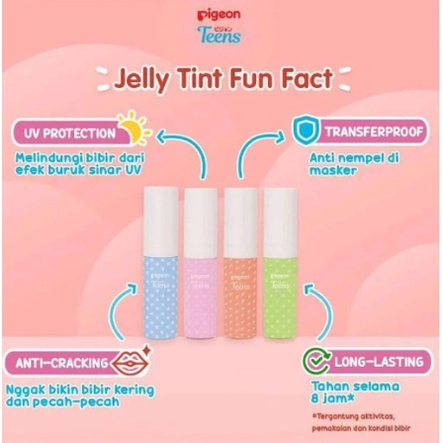 PIGEON Teens Jelly Tint / Lip Tint Glossy / Lip Moisturizer Pelembab Bibir