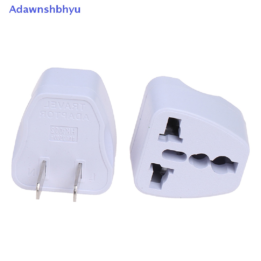 Adhyu Universal EU UK AU to US USA Colokan Listrik AC Travel Adapter Outlet Converter ID