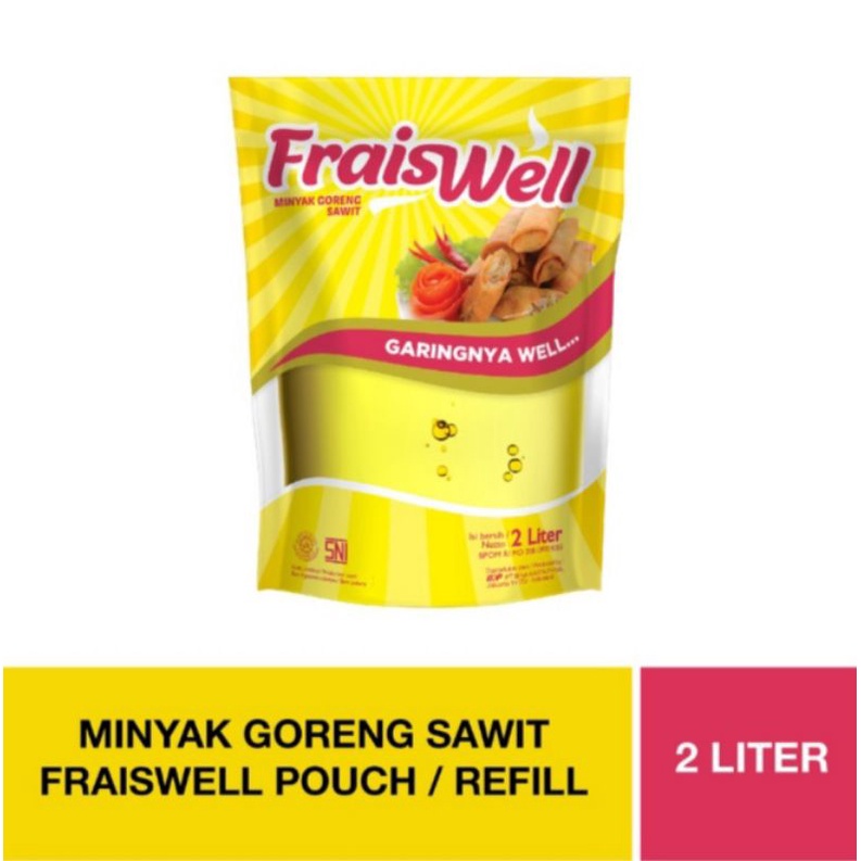 

[Harga Grosir] Minyak Goreng Fraiswell 2 liter kemasan Refill