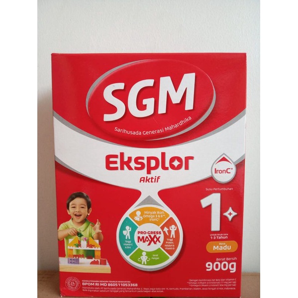 

SGM Eksplor 1+ Rasa Madu dan vanilla 900gram