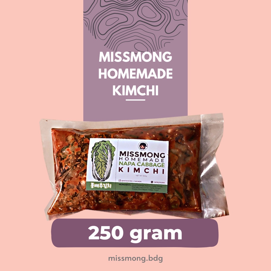 

BANDUNG AREA ONLY!! MISSMONG - FRESH HOMEMADE KIMCHI 100gr/200gr/250gr