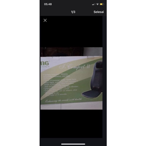 Kursi pijat Mobil JMG iComfort || Baru