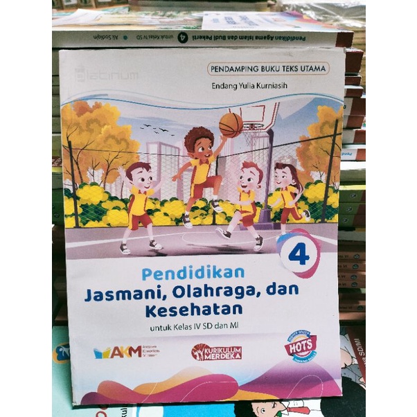 Buku PJOK SD 4 KSP (kurikulum merdeka) TIGA SERANGKAI