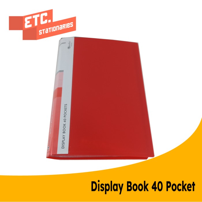 

Holder Dataflex Display Book / Clear Holder 40 Pocket Df-812