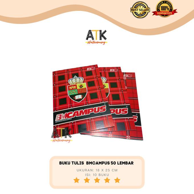 

Buku Tulis Boxy BM Campus 50 Lembar atk