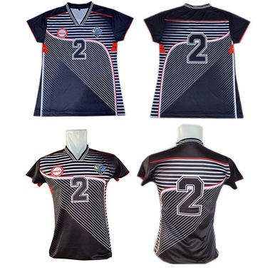 Kaos baju atasan jersey bola voli putr  full printing/ olahraga bola voli proliga murah