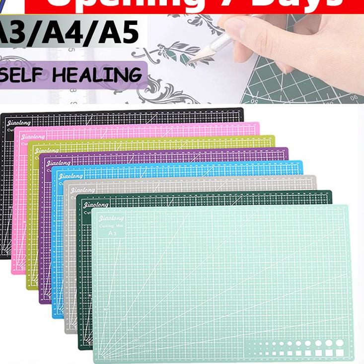 Dijamin Irit  A3/A4 PVC Cutting Mat Cutting Pad Board Double-sided DIY Tool Cutting Board-Papan